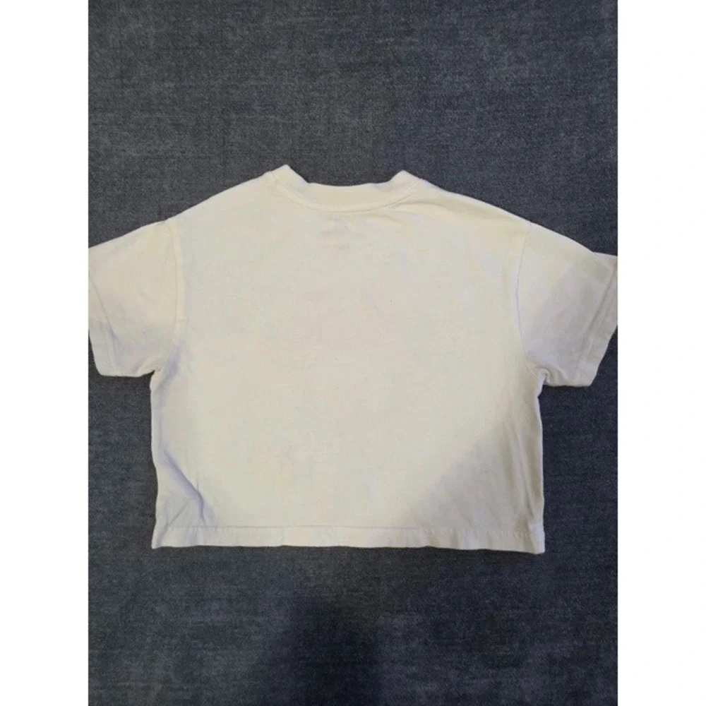 Baby Gap Disney Minnie Mouse Graphic T-Shirt Cream 3 Years Pom Pom Detail